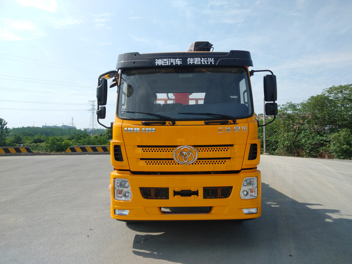 三環(huán)T280昊龍氣囊橋駕駛室上裝長興8噸直臂式吊機