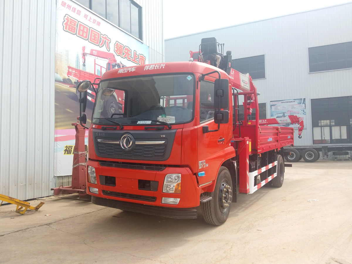 東風(fēng)天錦VR上裝長興8噸直臂式吊機(jī)