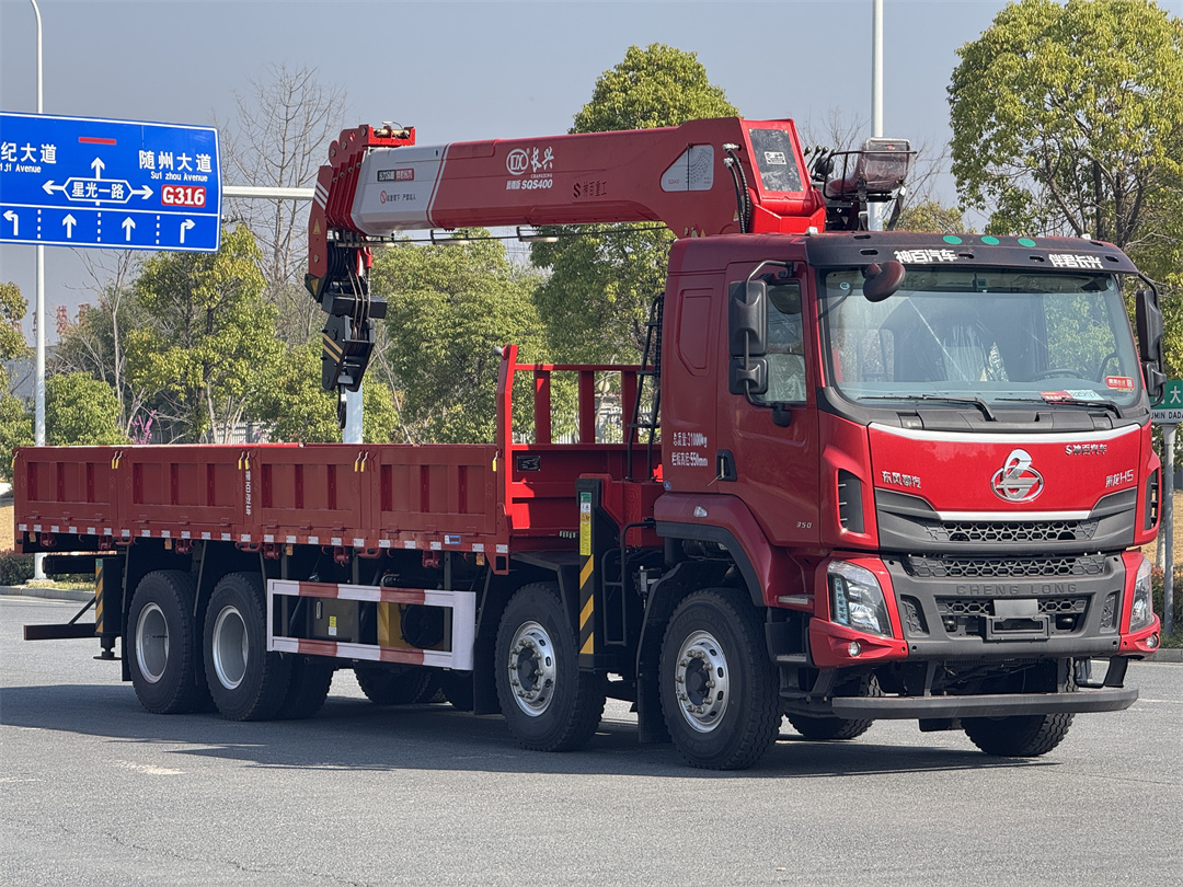 柳汽H5前四后八上裝長興16噸隨車吊
