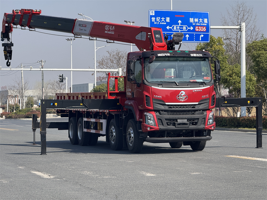 柳汽H5前四后八上裝長興16噸隨車吊